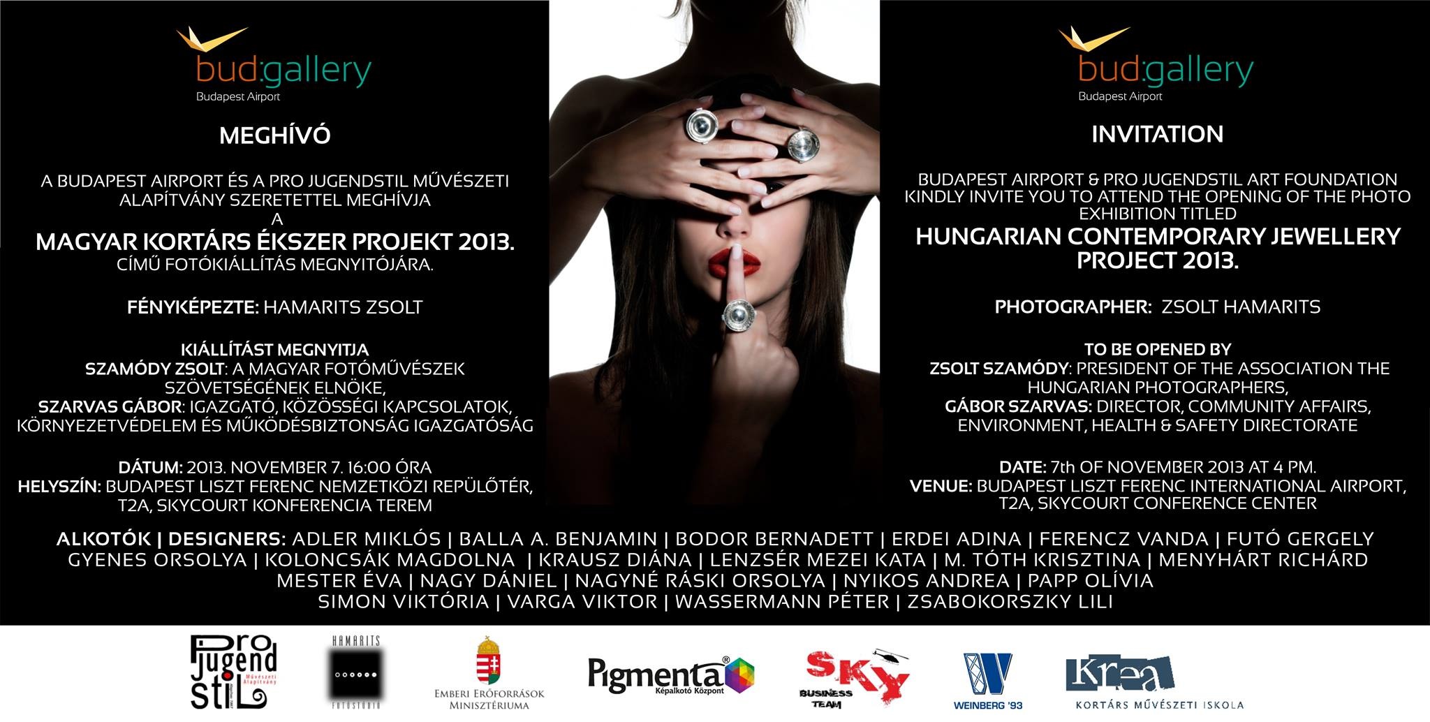 Magyar Kortárs Ékszer Projekt 2013. kiállítás