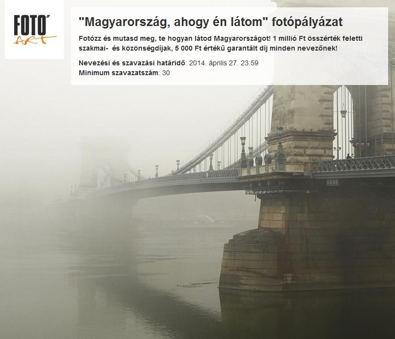 Magyarország, ahogy én látom - fotópályázat