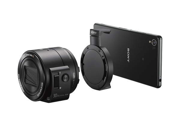Sony DSC-QX30 könnyen rácsatlakoztatható a mobilra